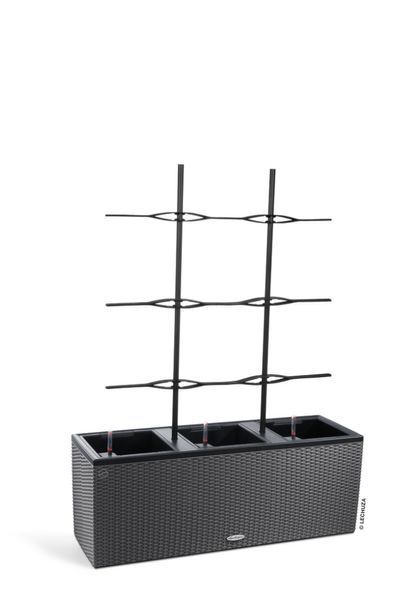 Розумний вазон з автополивом Lechuza TRIO Cottage 30 граніт 15003 фото