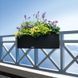 Розумний вазон з автополивом Lechuza BALCONERA Cottage 80 білий 15610 фото 8