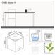 Вазон Lechuza CUBE Glossy 14 ніжнорожевий блискучий 13513 фото 3