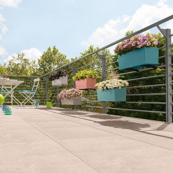 Розумний вазон з автополивом Lechuza BALCONERA Color 50 блакитний 15695 фото